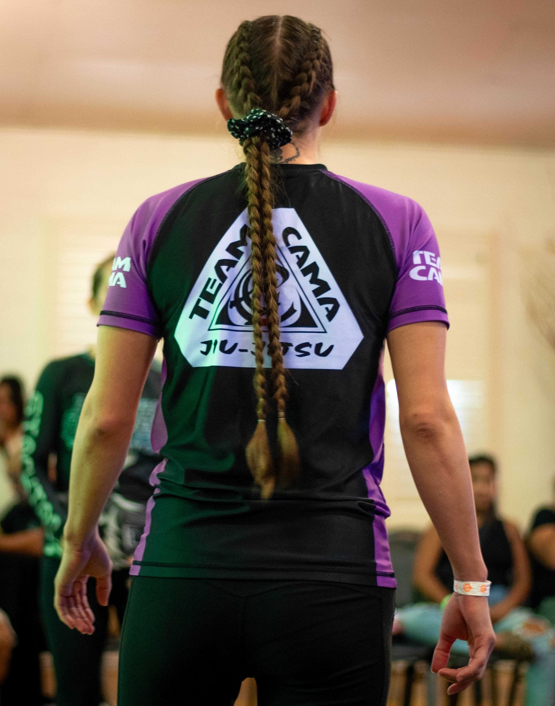 Allie Winston at a Brazilian Jiu-Jitsu competition