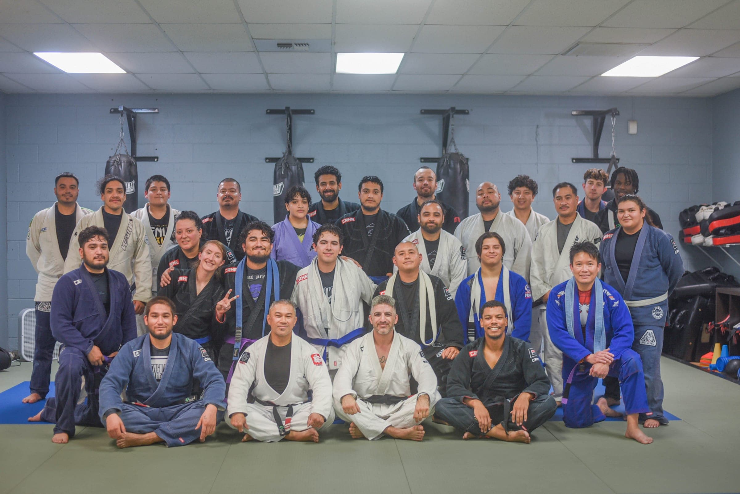 Jiu-Jitsu group photo at Pershing Avenue