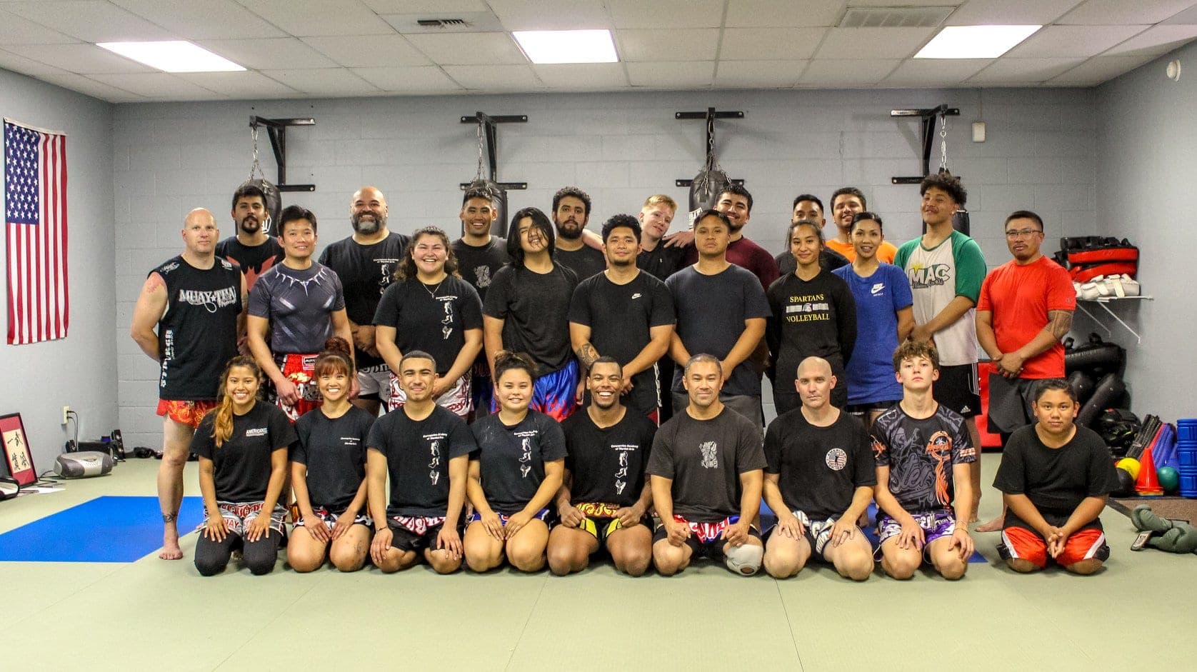 Team Cama Muay Thai class group photo