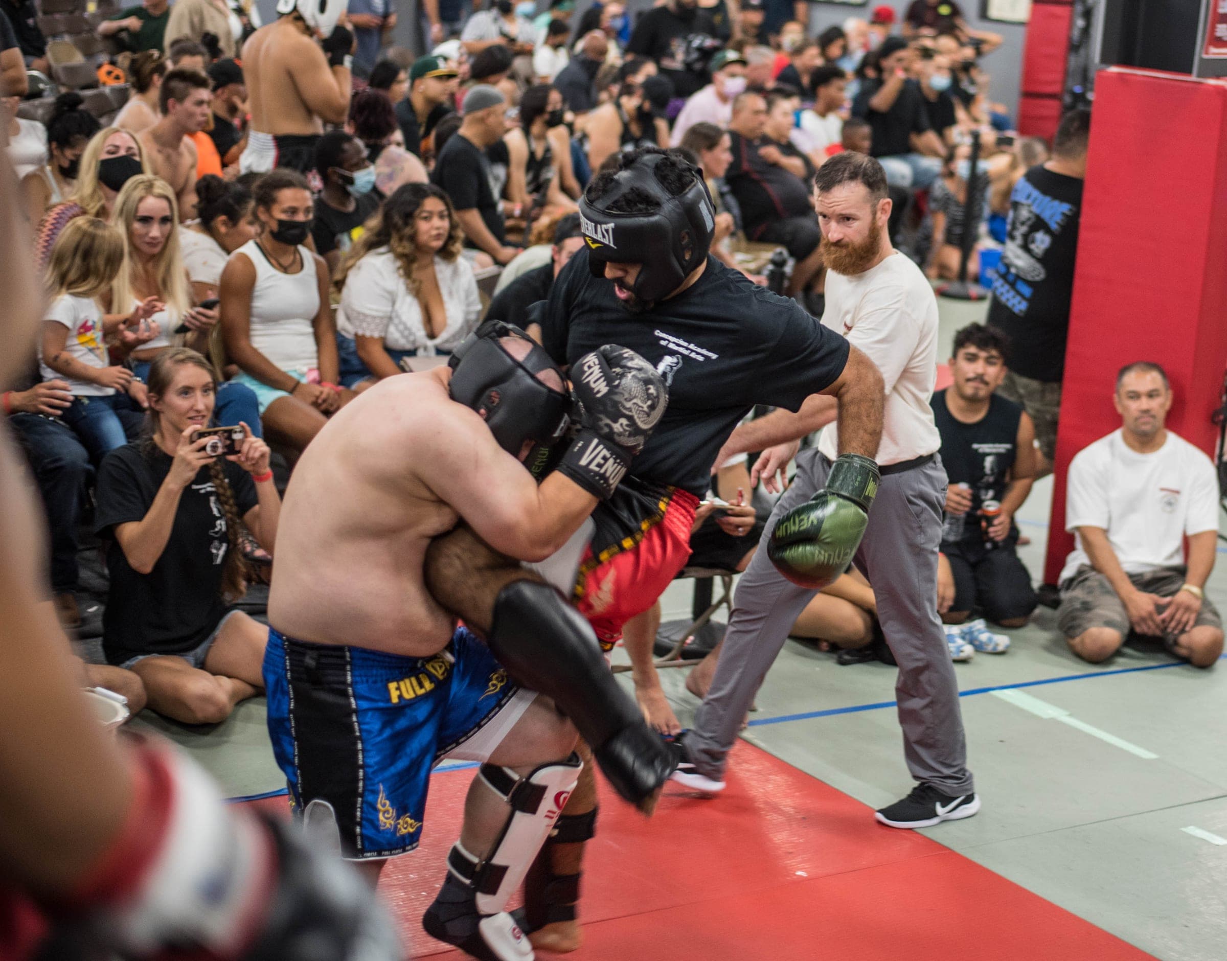 Christian Orellana training Muay Thai at Team Cama